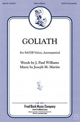 Goliath SATB choral sheet music cover